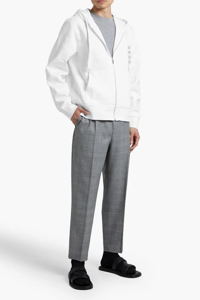 商品Thom Browne|Striped cotton-jersey hoodie,价格¥2496,第2张图片详细描述
