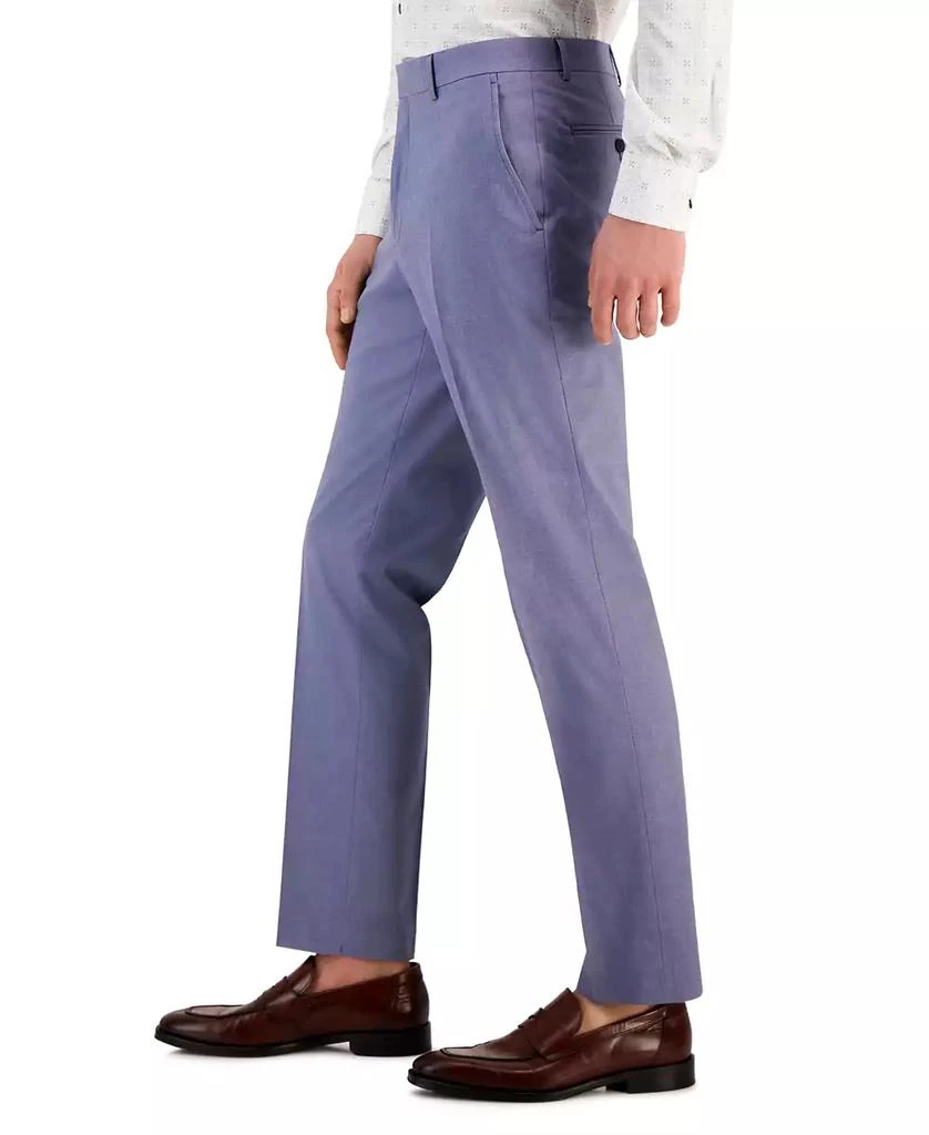 商品Tommy Hilfiger|Men's Modern-Fit TH Flex Stretch Chambray Suit Separate Pant,价格¥152,第3张图片详细描述