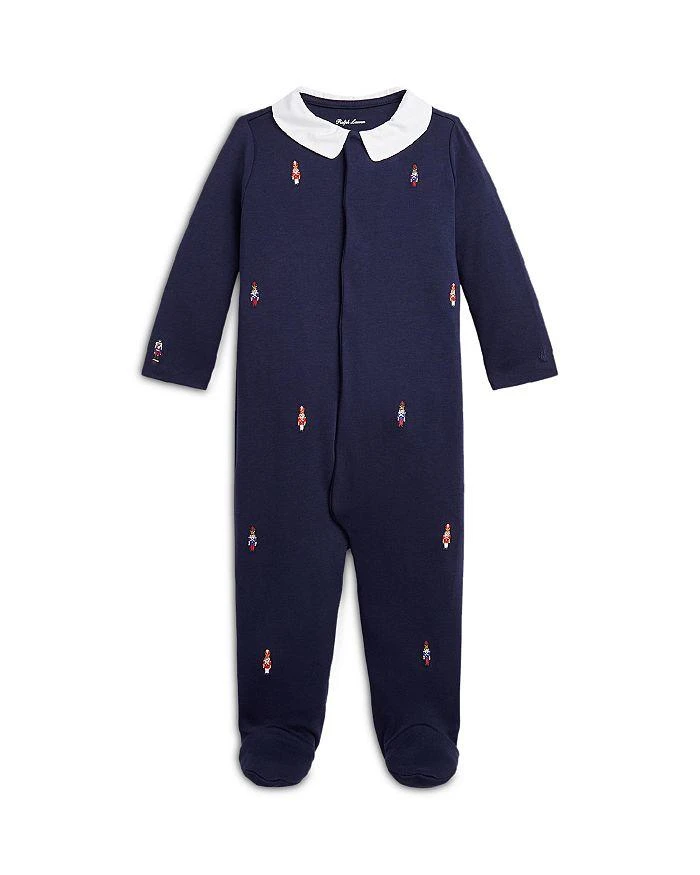 商品Ralph Lauren|Boys' Nutcracker Embroidered Cotton Footie - Baby,价格¥285,第1张图片