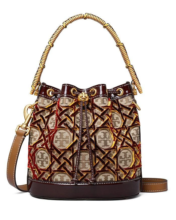 商品Tory Burch|T Monogram Fil Coupé Bucket Bag,价格¥5190,第1张图片