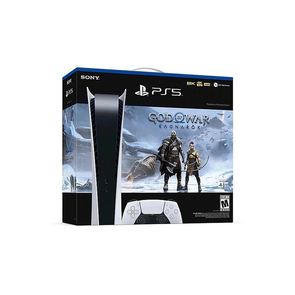 商品Playstation|PS5 Digital GOW Console w/ $25 PSN Card & Accessories Kit,价格¥5484,第2张图片详细描述