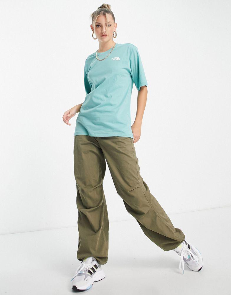 The North Face Simple Dome relaxed fit t-shirt in wasabi green Exclusive at ASOS商品第3张图片规格展示