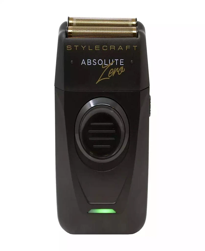 商品StyleCraft Professional|Absolute Zero Professional Mens Foil Shaver with Built-in Retractable Trimmer, USB-C Rechargeable,价格¥489,第1张图片