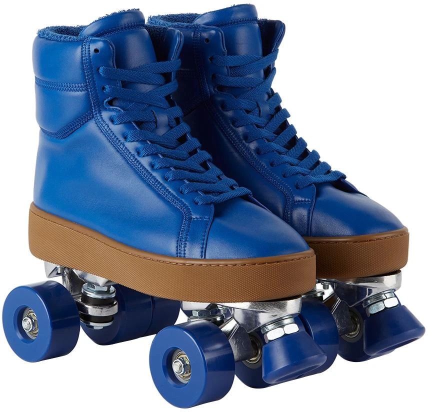 商品Bottega Veneta|Blue Quilt Roller Skates,价格¥15761,第3张图片详细描述