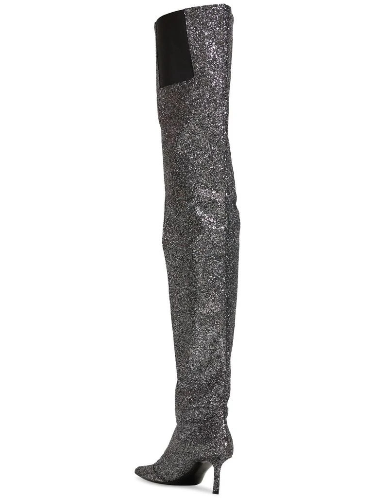 商品Alexander Wang|65mm Viola Glittered Over-the-knee Boots,价格¥8834,第3张图片详细描述