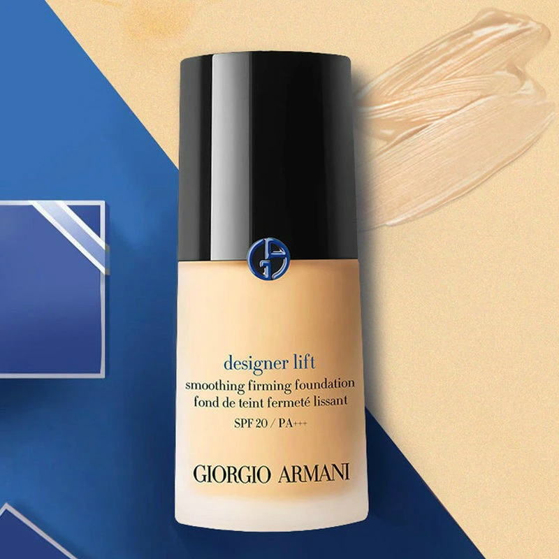 商品Giorgio Armani|【包邮装】ARMANI 阿玛尼 粉底液蓝标大师粉底液4#肤色偏白（适合干性肤质）,价格¥475,第1张图片