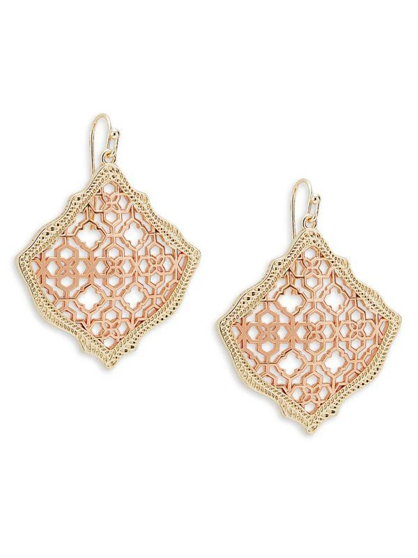 商品Kendra Scott|​Kirsten 14K Goldplated Dangle Earrings,价格¥237,第1张图片