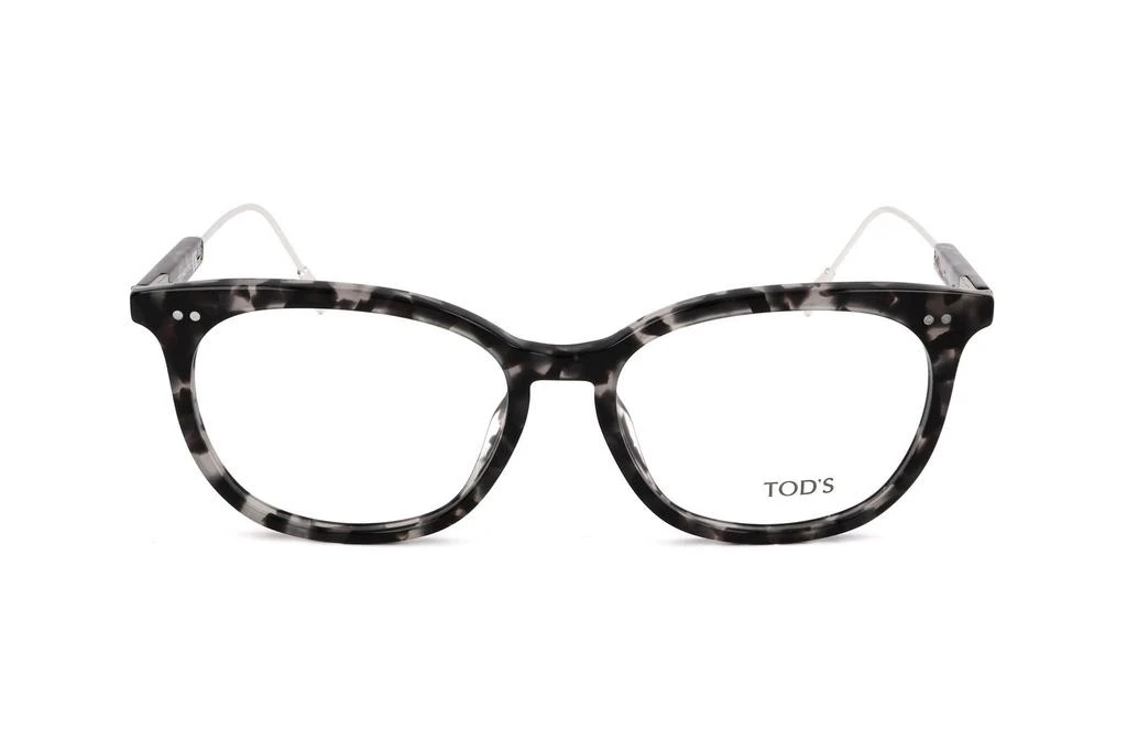 商品Tod's|Tod's Tortoise Shell Square Frame Glasses,价格¥904,第1张图片