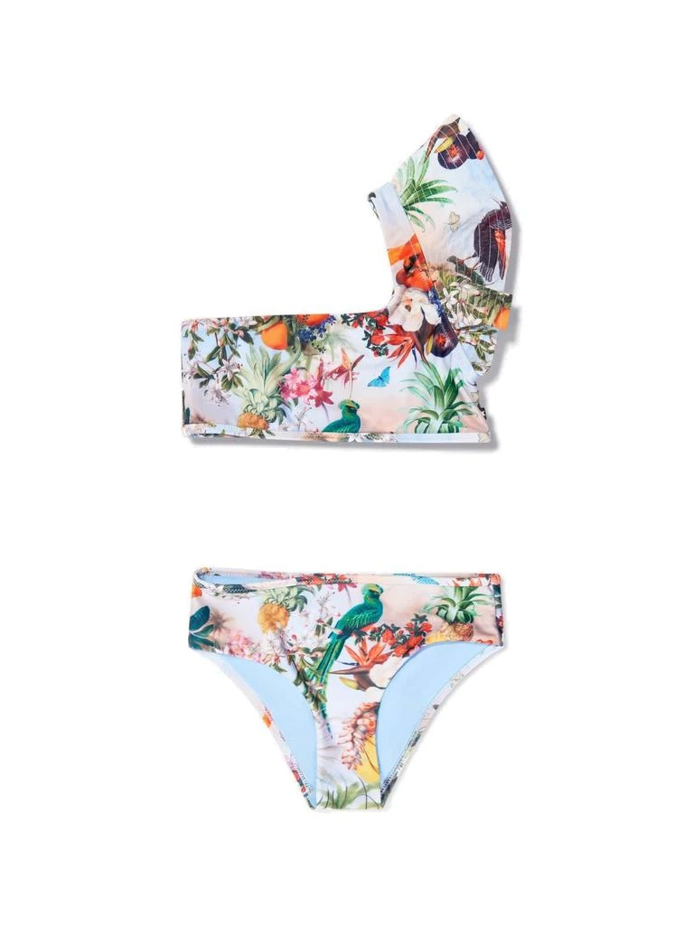 商品MOLO|Molo Kids Nola Tropical Printed Asymmetrical Bikini Set,价格¥587,第1张图片