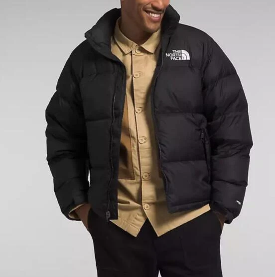 商品The North Face|北面THE NORTH FACE 1996系列 纯色宽松可隐藏连帽 含羽绒外套 男款 黑色（香港仓发货）,价格¥2621,第1张图片