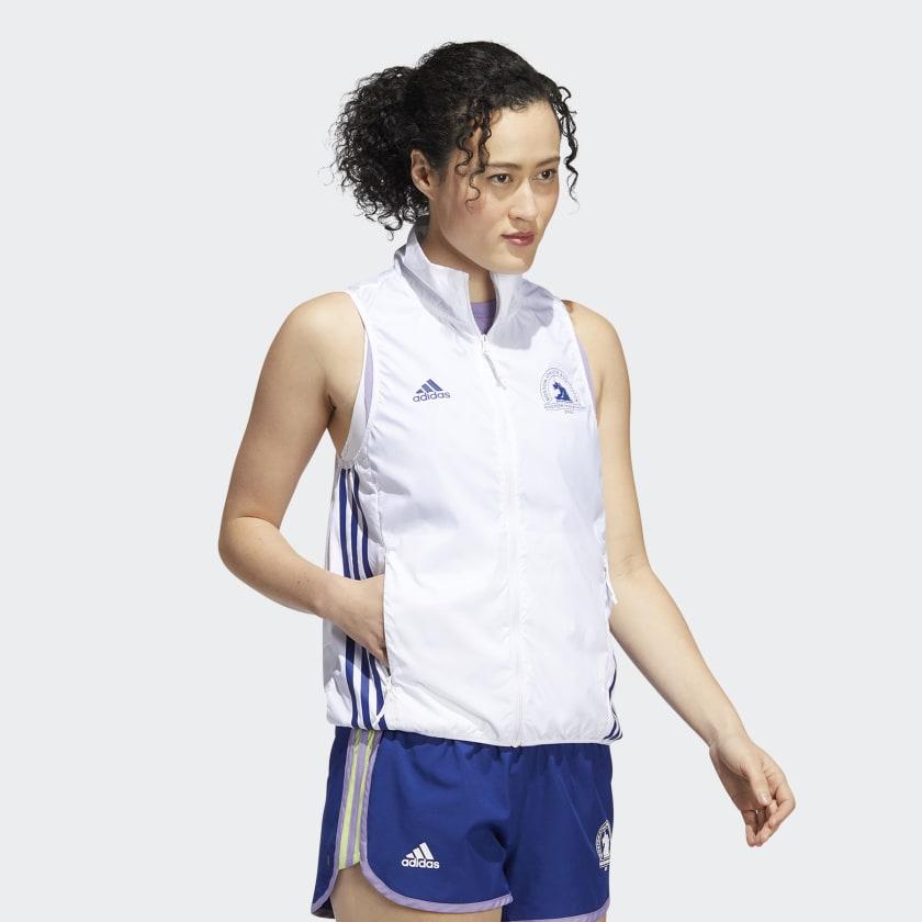 Women's adidas Boston Marathon 2022 Run Icons 3-Stripes Wind Vest商品第4张图片规格展示