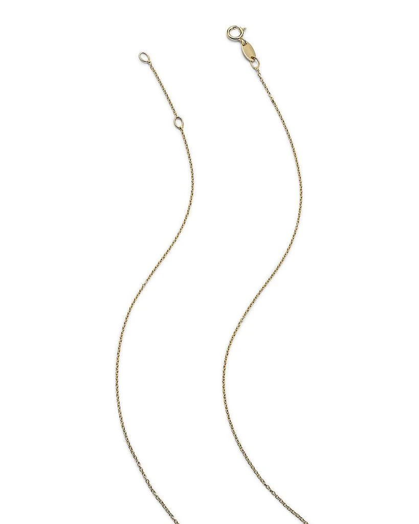 Open Heart Pendant Necklace in 14K Yellow Gold, 18" - Exclusive 商品