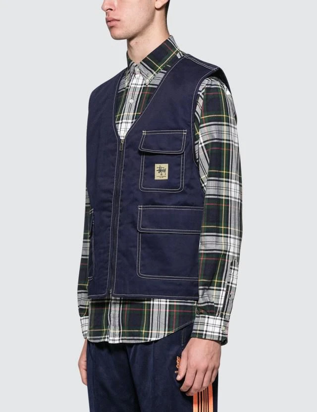 商品STUSSY|Poly Cotton Work Vest,价格¥1269,第2张图片详细描述