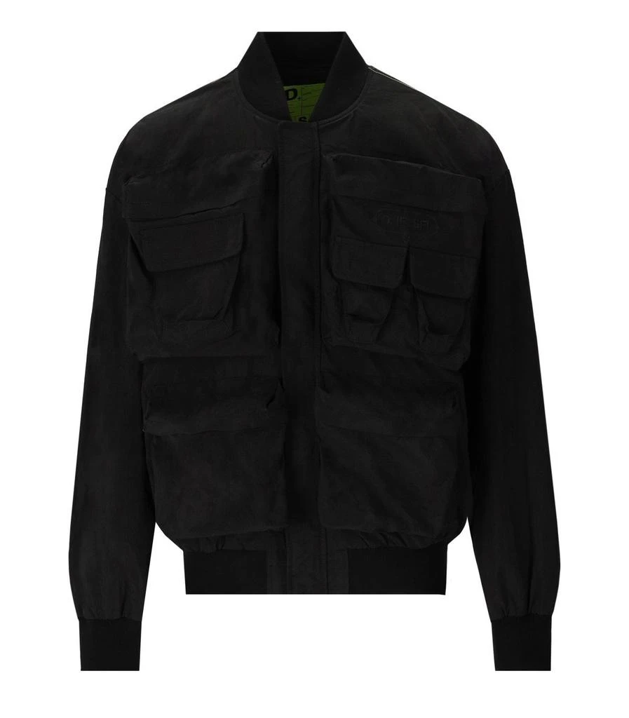 商品Diesel|Diesel J Stain Short Black Bomber Jacket,价格¥2806,第1张图片