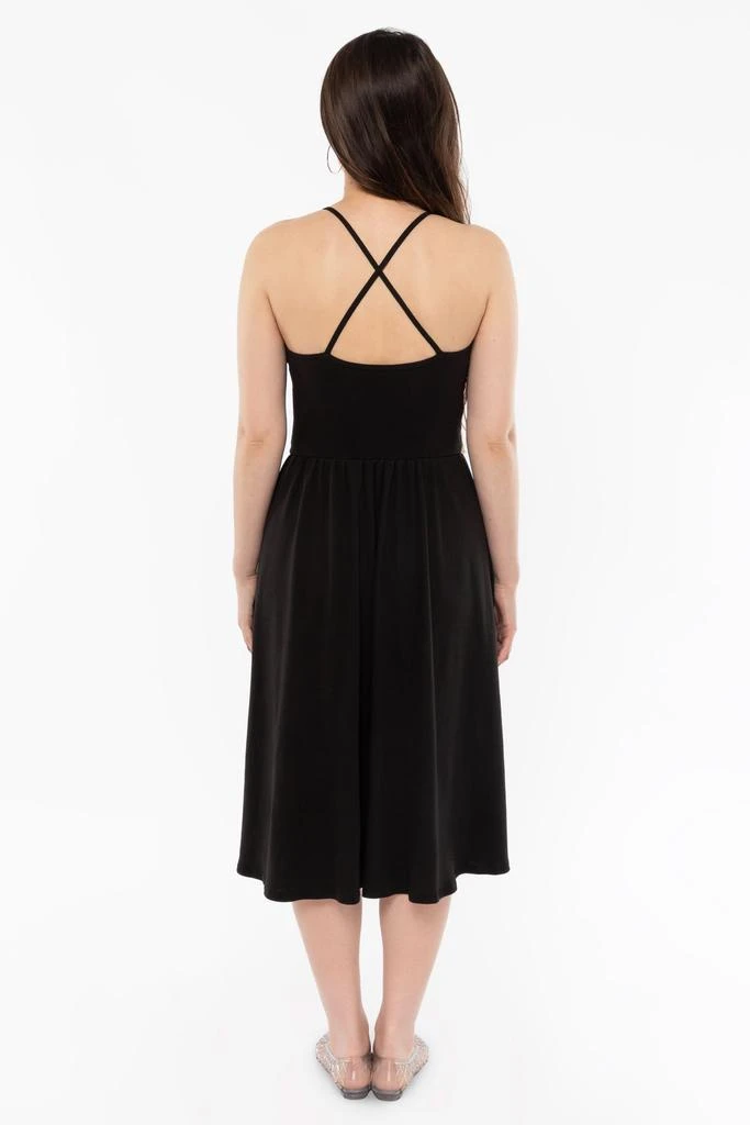 商品Los Angeles Apparel|43208X - Baby Rib Cross Back Summer Midi Dress,价格¥340,第3张图片详细描述