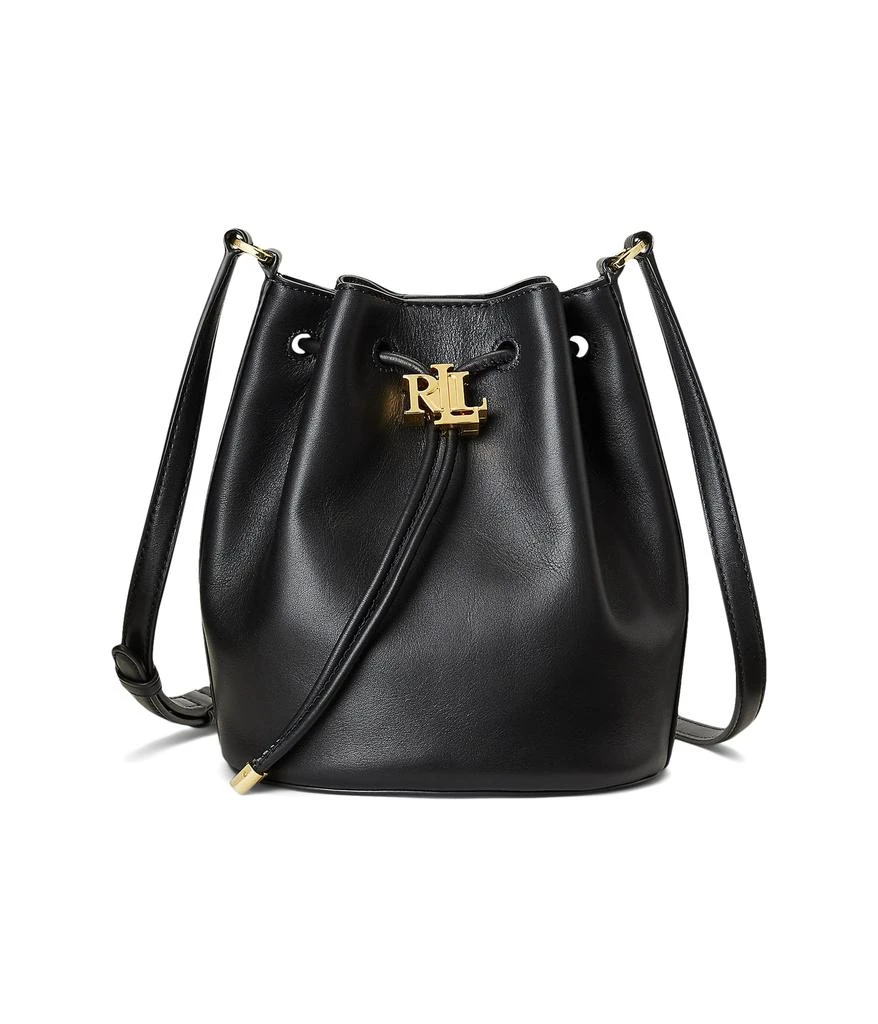 商品Ralph Lauren|Leather Medium Andie Drawstring Bag,价格¥2166,第1张图片