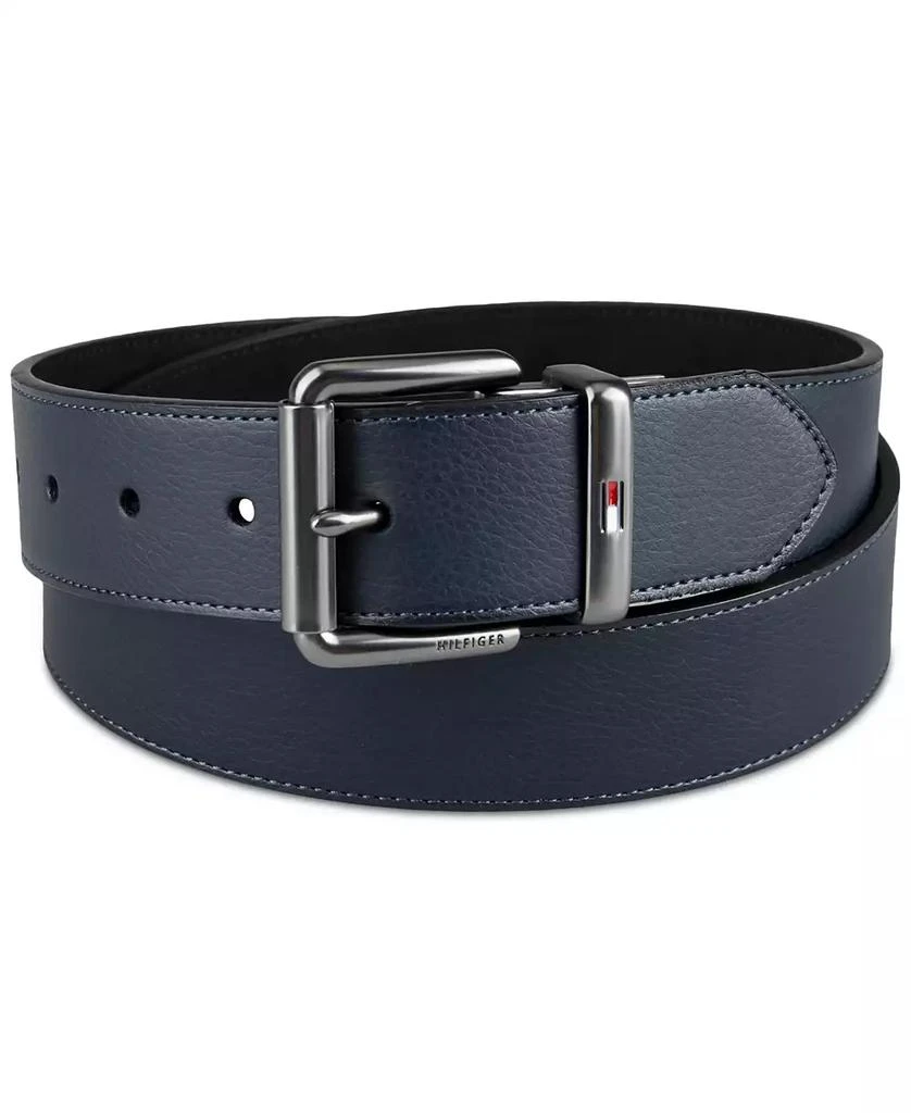 商品Tommy Hilfiger|Men’s Two-In-One Reversible Casual Matte and Pebbled Belt,价格¥306,第4张图片详细描述