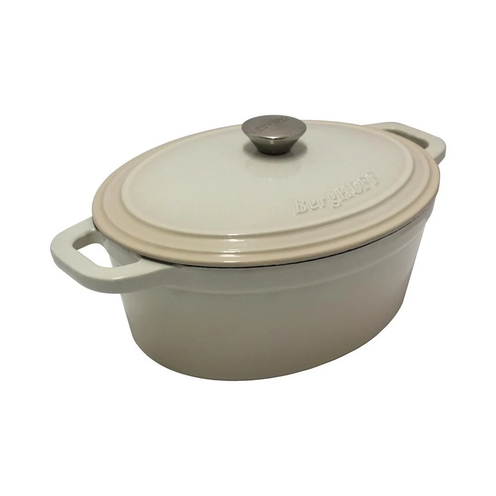 商品BergHOFF|Neo Cast Iron Oval Covered Dutch Oven, 5 Quart,价格¥1666,第3张图片详细描述