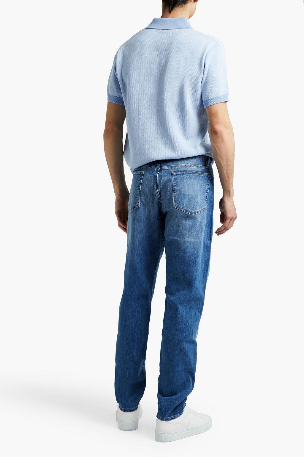 L'Homme Athletic slim-fit faded denim jeans商品第3张图片规格展示
