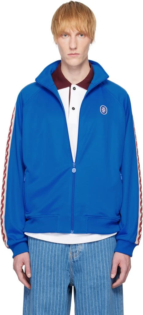商品Drôle de Monsieur|Blue 'Le Track Jacket Tresse' Track Jacket,价格¥986,第1张图片