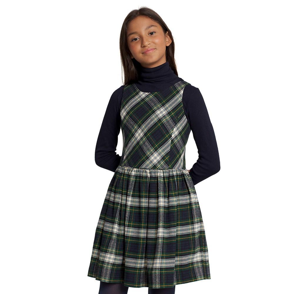 商品Ralph Lauren|Big Girls Plaid Twill Dress,价格¥413,第6张图片详细描述