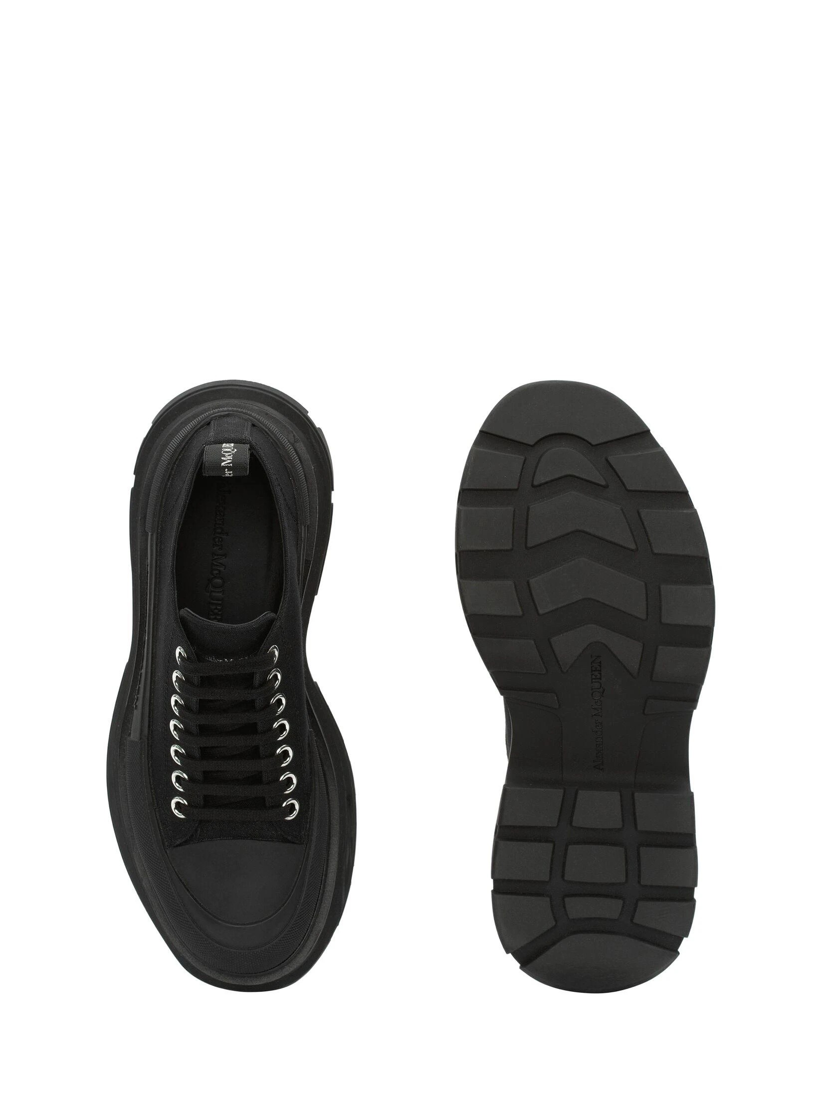 商品【商品预售7天】 Alexander McQueen|Alexander McQueen 女士运动鞋 611705W4L321000 黑色,价格¥3787,第6张图片详细描述