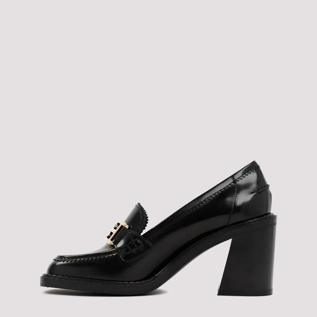 商品Bally|BALLY BROWN LEATHER ELLYANE PUMPS SHOES,价格¥3239,第2张图片详细描述