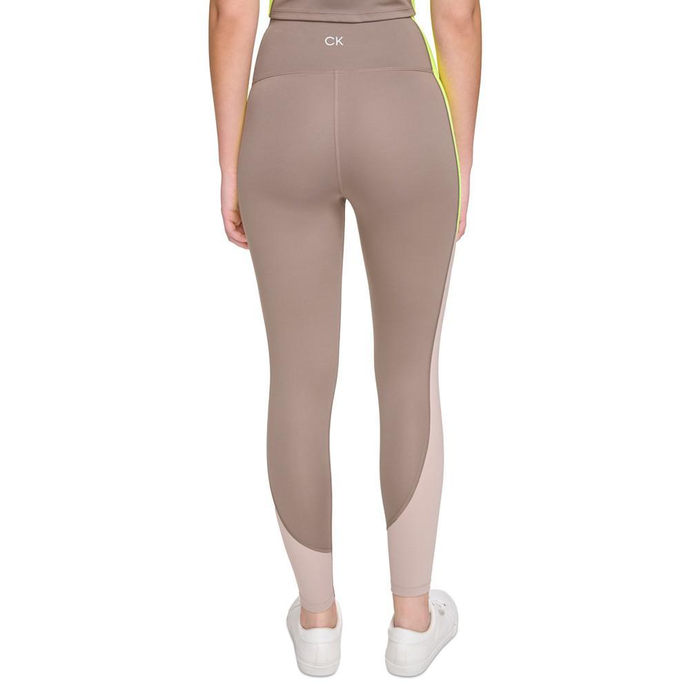 商品Calvin Klein|Calvin Klein Women's Colorblock High-Waisted 7/8 Leggings,价格¥446,第2张图片详细描述