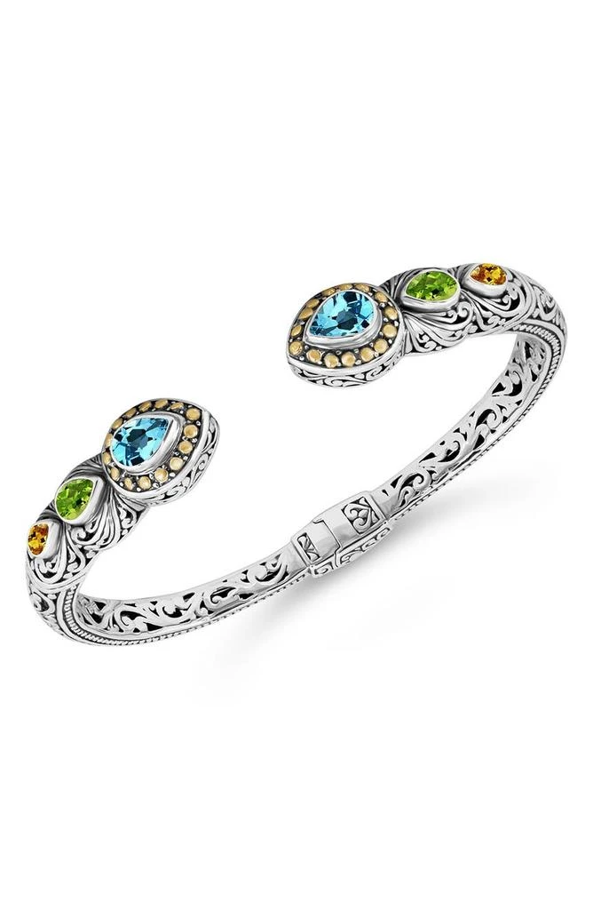 商品DEVATA|TOPAZ STERL SILVER 18K BRAC,价格¥1404,第5张图片详细描述