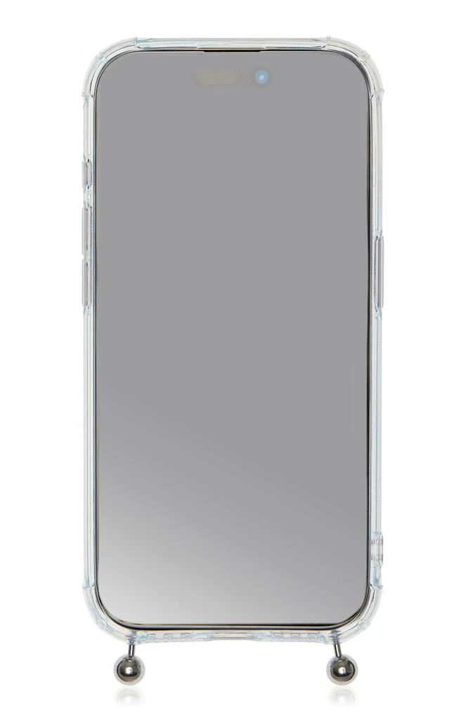 商品Ossa|Ossa - Transparent iPhone Case - White - IPHONE 14 PRO MAX - Moda Operandi,价格¥191,第1张图片