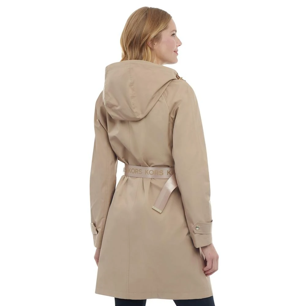 商品Michael Kors|Petite Belted Hooded Trench Coat,价格¥1786,第2张图片详细描述
