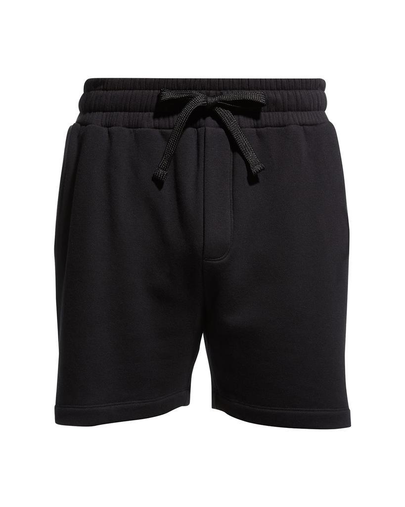 商品Zegna|Men's Solid Cotton Shorts,价格¥1698,第4张图片详细描述