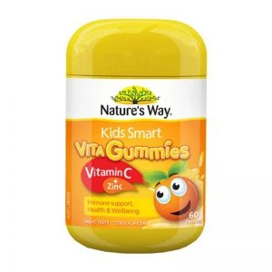 商品Nature's Way|澳洲Nature's Way佳思敏 维生素C+锌软糖 60粒（新包装）,价格¥104,第1张图片
