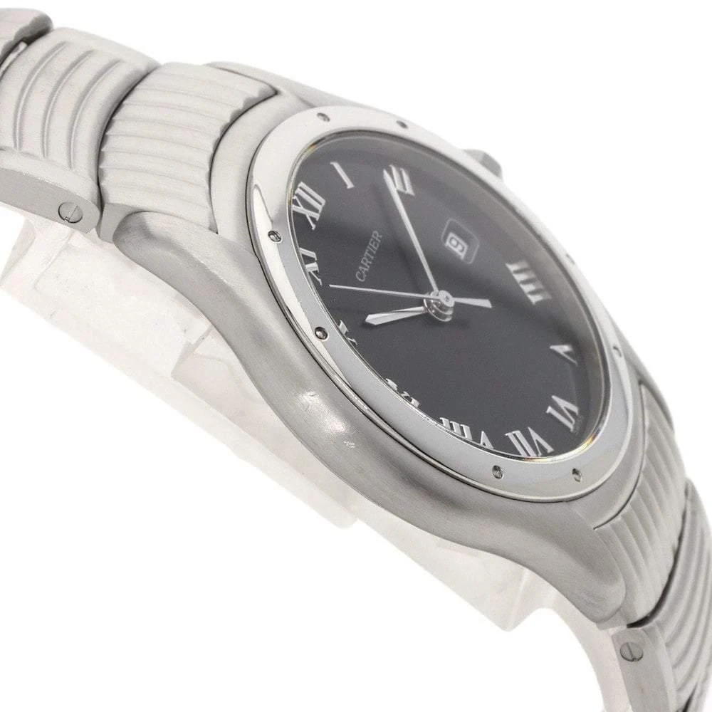 Cartier Grey Stainless Steel Panthere Cougar Quartz Women's Wristwatch 33mm 商品