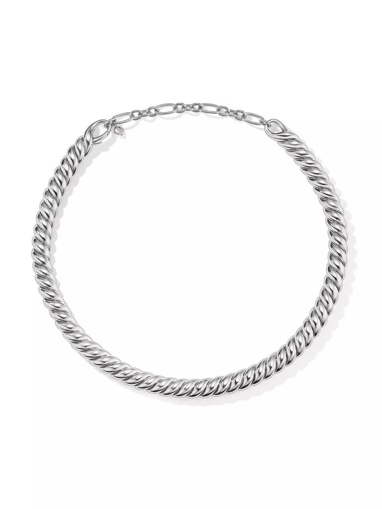 商品David Yurman|Sculpted Cable Necklace in Sterling Silver, 8.5MM,价格¥11613,第1张图片