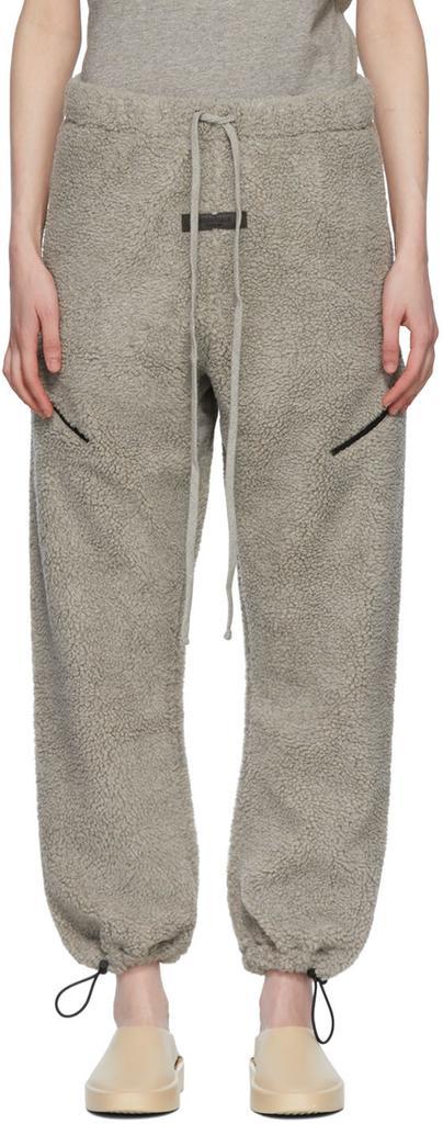 商品Essentials|Gray Polyester Lounge Pants,价格¥764,第1张图片