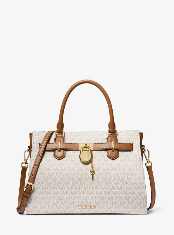 商品Michael Kors|Hamilton Medium Logo Satchel,价格¥964,第1张图片详细描述