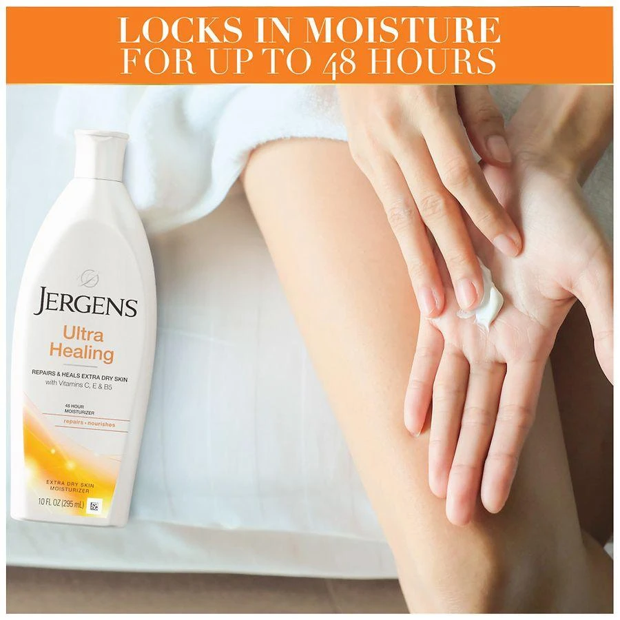 商品Jergens|Ultra Healing Extra Dry Skin Moisturizer, Hand and Body Lotion,价格¥51,第3张图片详细描述