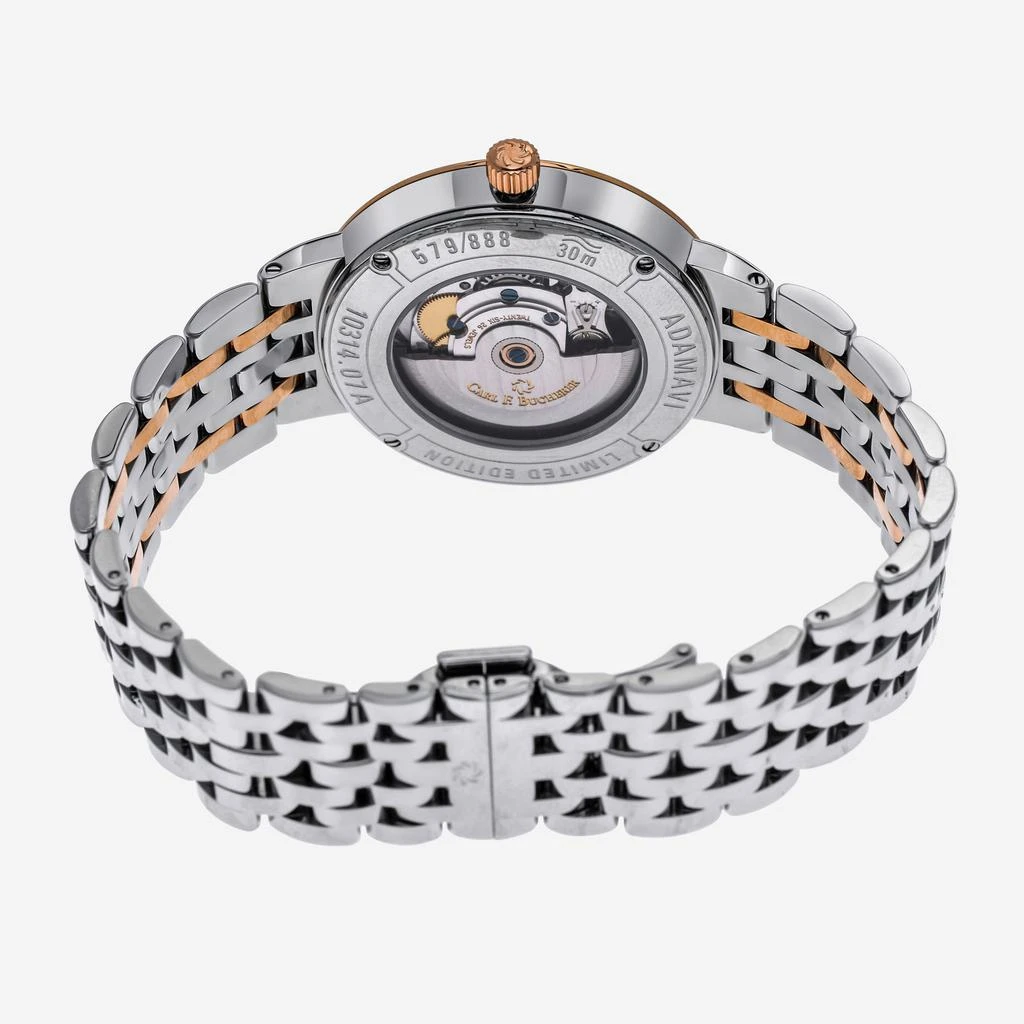 商品Carl F. Bucherer|Carl F. Bucherer Adamavi AutoDate  18K Rose Gold & Stainless Steel Limited Edition Automatic Men's Watch 00.10314.07.15.98,价格¥13000,第3张图片详细描述