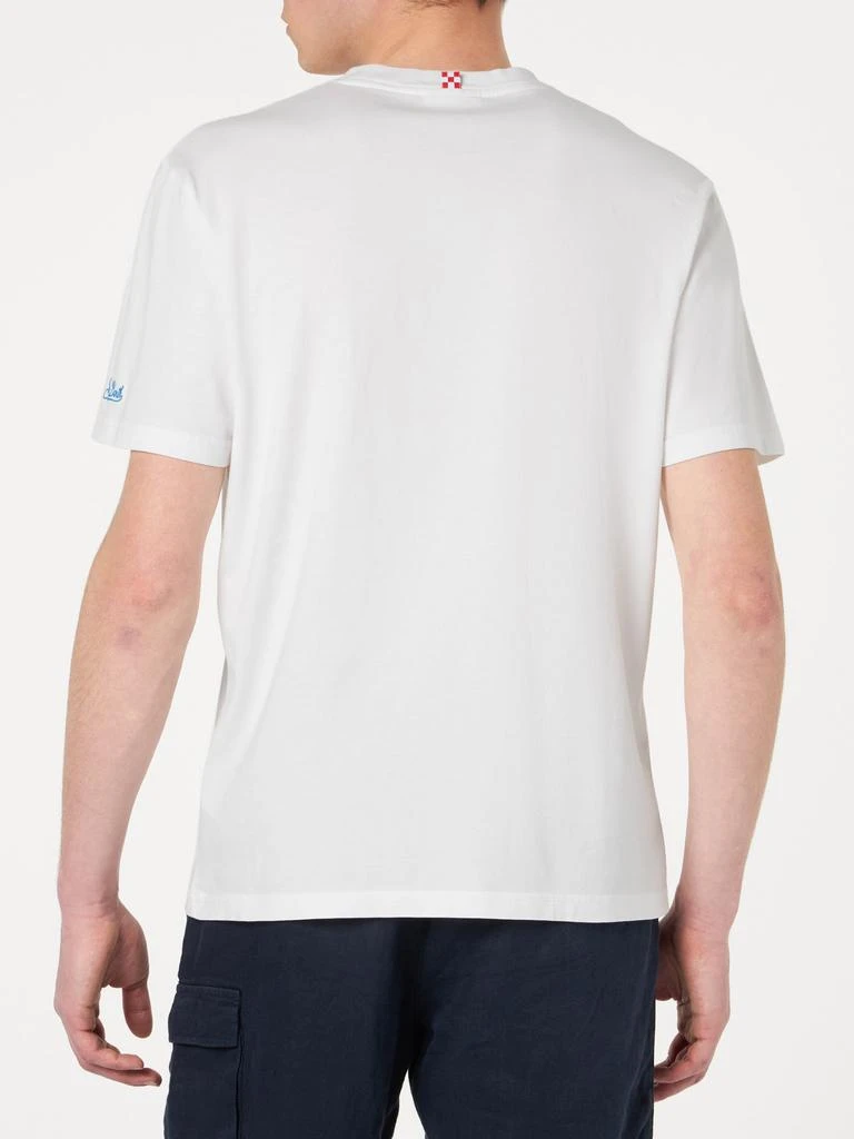 商品Mc2 Saint Barth|Man Cotton T-shirt With Only With Gin Mare Embroidery | Gin Mare Special Edition,价格¥849,第3张图片详细描述
