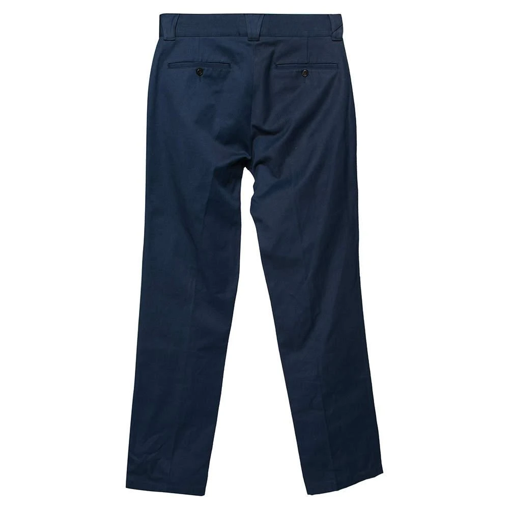 商品[二手商品] Burberry|Burberry Navy Blue Cotton Tailored Pants S,价格¥1000,第2张图片详细描述
