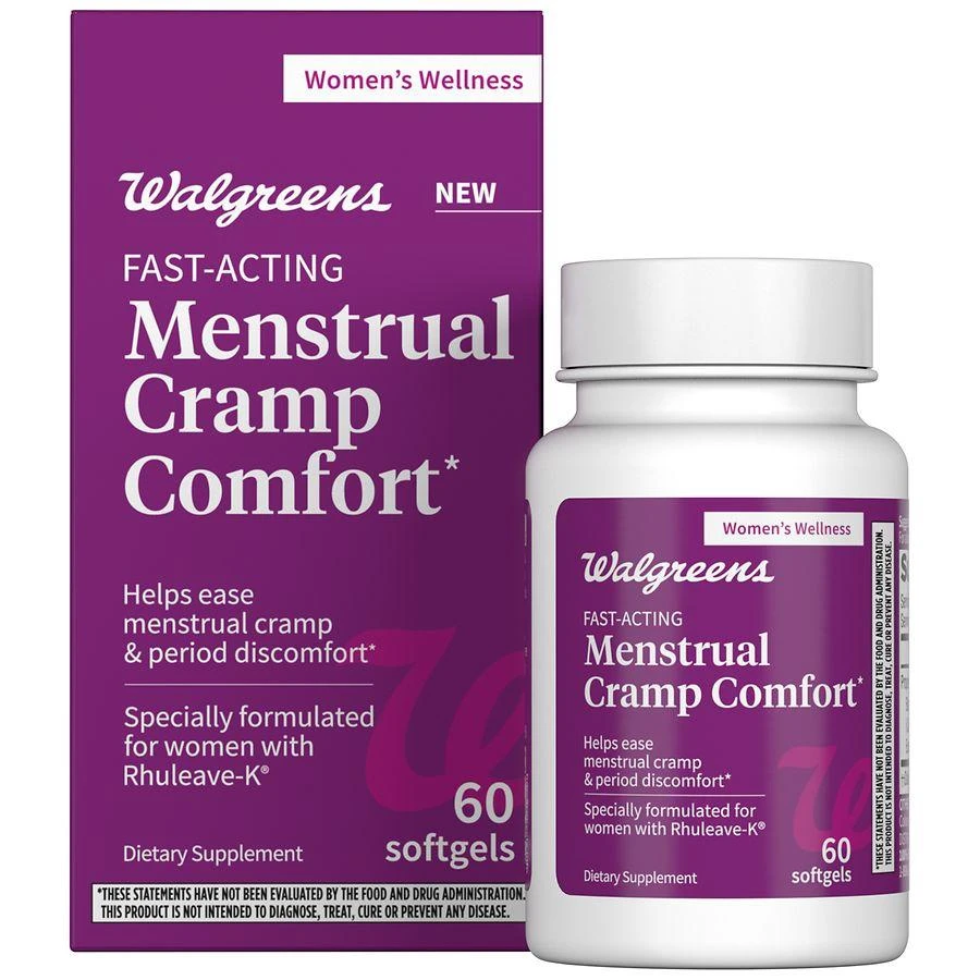商品Walgreens|Fast Acting Menstrual Cramp Comfort (30 days),价格¥147,第4张图片详细描述