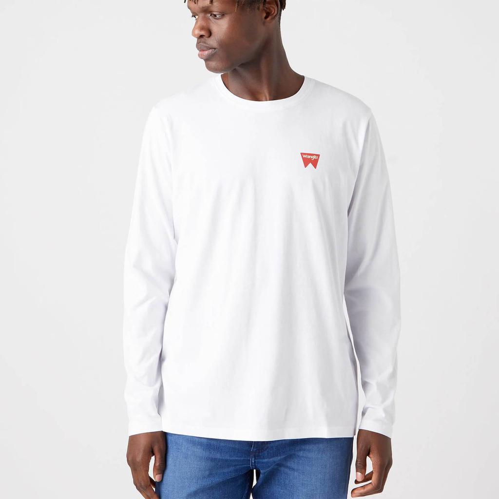 Wrangler Sign Off Cotton Long Sleeve T-Shirt商品第2张图片规格展示