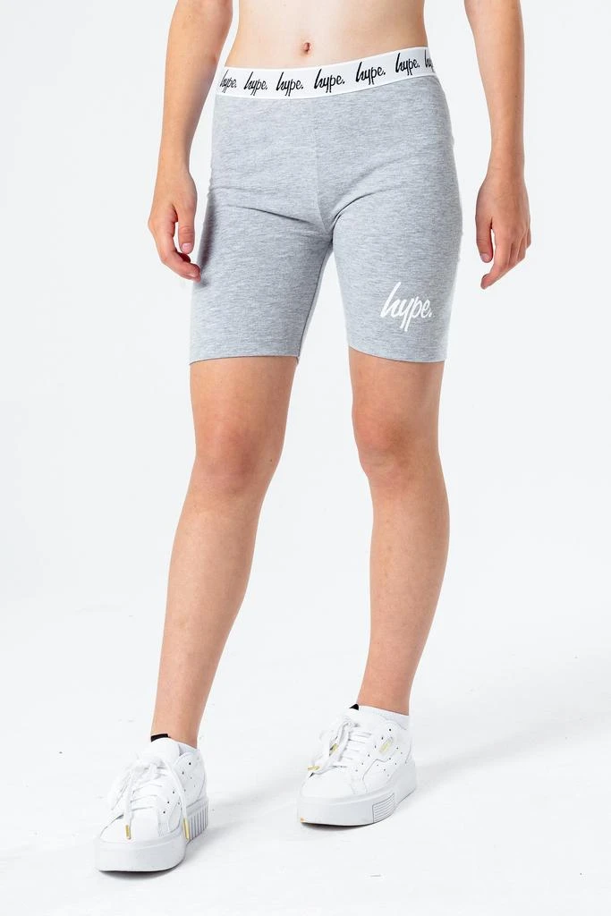 商品HYPE GIRLS|HYPE GREY MARL SCRIPT GIRLS CYCLING SHORTS,价格¥57,第1张图片