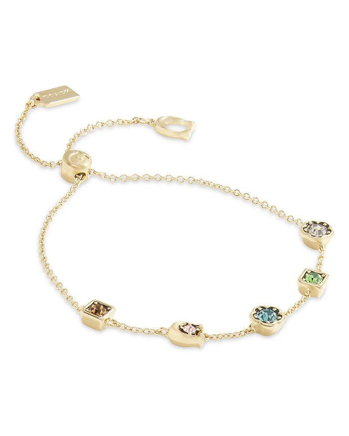 商品Coach|Crystal Flower Bolo Bracelet,价格¥635,第2张图片详细描述