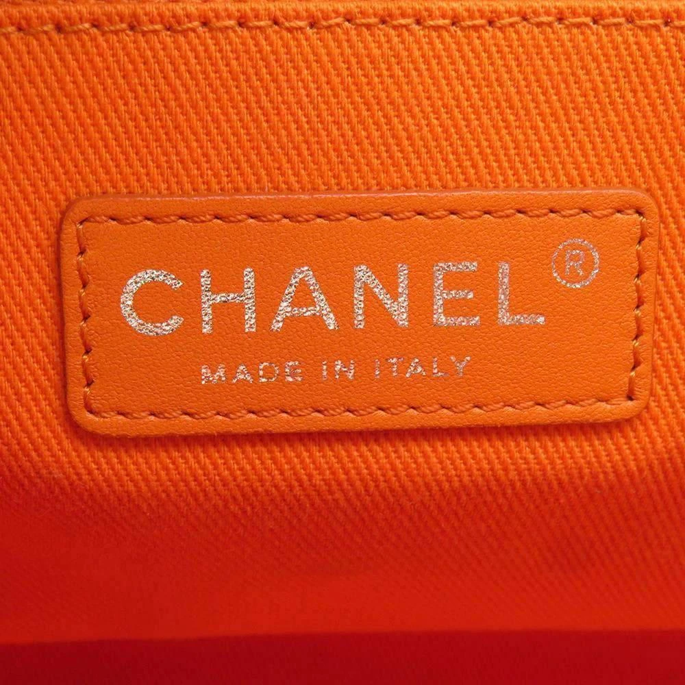 Chanel Orange Canvas Deauville Bowling Bag 商品