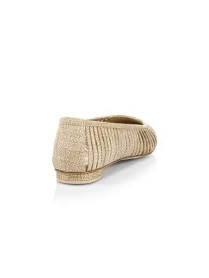 商品Cult Gaia|Leena Raffia Flats,价格¥533,第3张图片详细描述