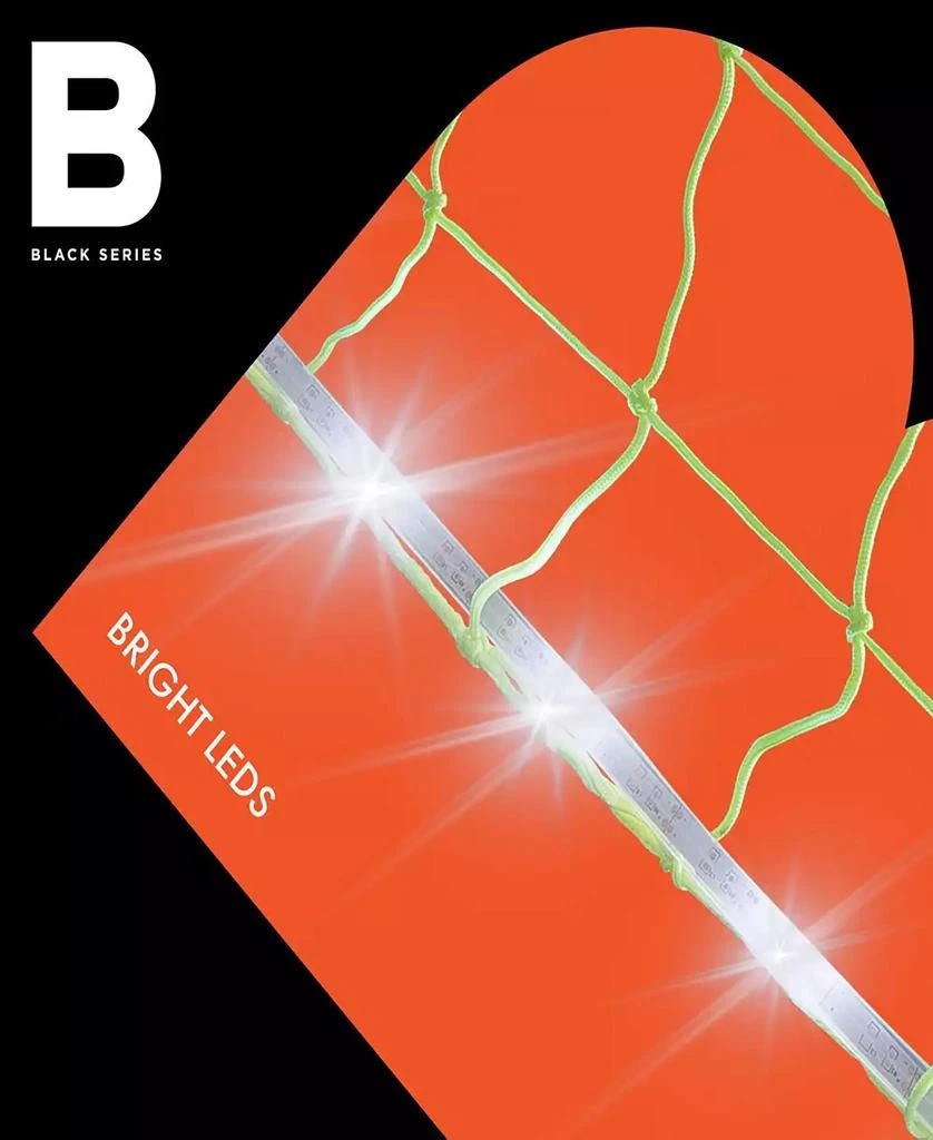 商品Black Series|Night Glow Volleyball Set, LED Light-Up Ball and Stand Up Net,价格¥479,第5张图片详细描述