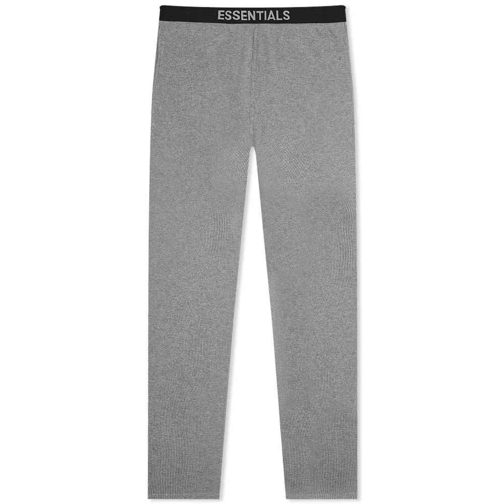 商品Essentials|Fear of God ESSENTIALS Thermal Pant - Heather Grey,价格¥361,第1张图片