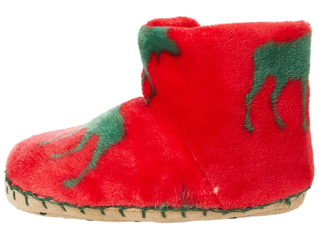 商品Hatley|Holiday Moose Fleece Slippers (Toddler/Little Kid),价格¥98,第4张图片详细描述